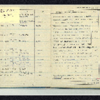 Peter Galan&#039;s (Thomas Blyth&#039;s navigator) - navigators flying log book